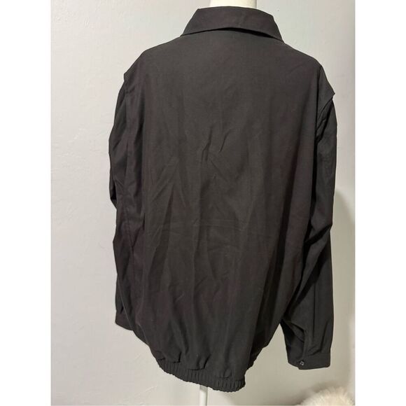 Polo by Ralph Lauren vintage black bomber jacket front zip with pockets XL - Picture 7 of 9